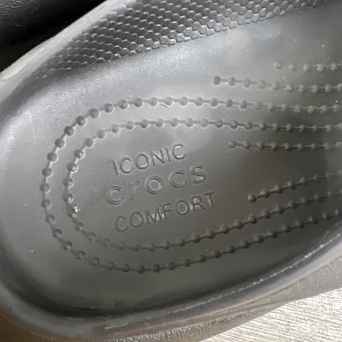 Crocs Iconic Black Mega Crush Sandal Adventure Beach Platform Mens 5 /Women Sz 7 - Picture 6 of 9
