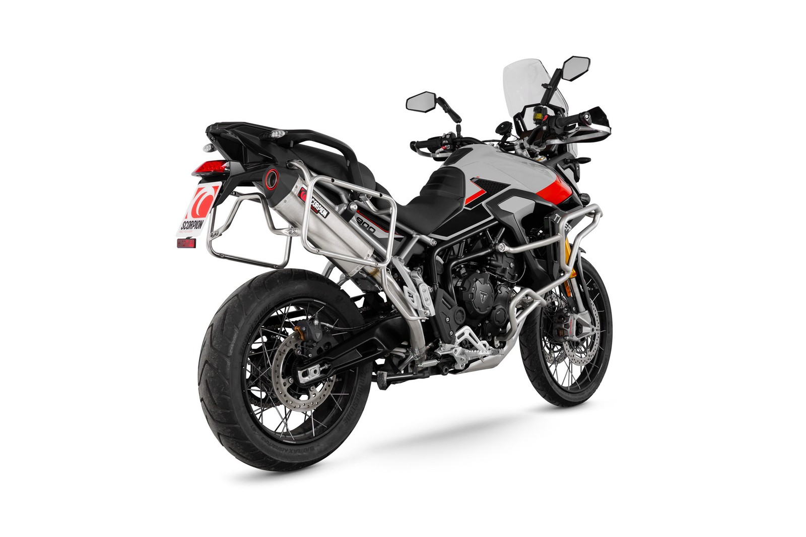 Triumph Tiger 900 24- Scorpion Exhaust Serket Parallel Stainless  RTR95SEO