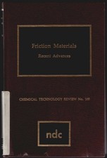 Friction materials : recent advances. Chemica...