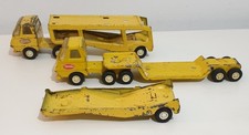 Oldtimer Tonka Bautransport Konvolut - Sattelzugmaschinen & Anhänger 60er/70er Jahre