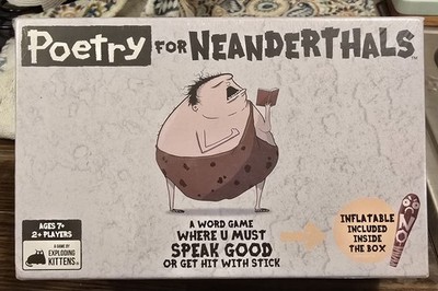 Poetry for Neanderthals gameby Exploding Kittens Original Edition Party Game
