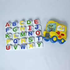 Leap Frog Fridge Phonics School Bus 26 Letters Complete & Working