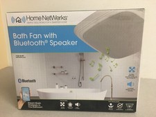 Home NetWerks 70 CFM 1.5 Sones Bathroom Ventilation Fan with Bluetooth Speaker