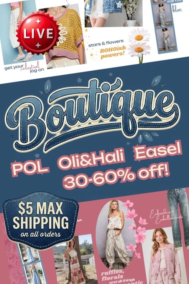 BOHO BOUTIQUE 30%-60% OFF Clearance!  POL Oli&Hali