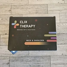 Clix Therapy Neck And Shoulder Heat & Cold Packs - New In Box