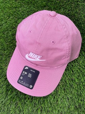 Nike Club Cap Futura Wash- Elemental Pink with White Logo - S/M | eBay