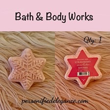 NEW Bath  Body Works Strawberry Snowflakes Bath Fizzy Bomb Full Size Qty 1