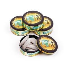 TeaZa Herbal Energy Pouches Wintergreen with Caffeine, Alternative Pucks Nico...