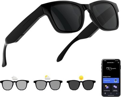 AI Smart Glasses,AI Chat Deepseek R1 and Gemini-2.5 with 164 Translations