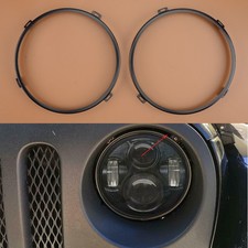 1pair 7inch Headlight Mounting Ring Trim Bracket Fit for Jeep Wrangler JK
