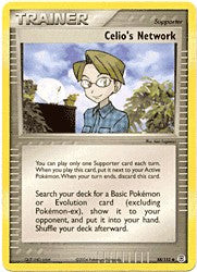 Pokemon EX Fire Red & Leaf Green 88/112 Trainer: Celio's Network Card - Picture 1 of 1