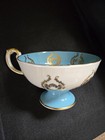 AYNSLEY ORCHARD FRUIT BLUE, Gold Gilt  Cup & Saucer England  2832 BONE CHINA  — photo 9