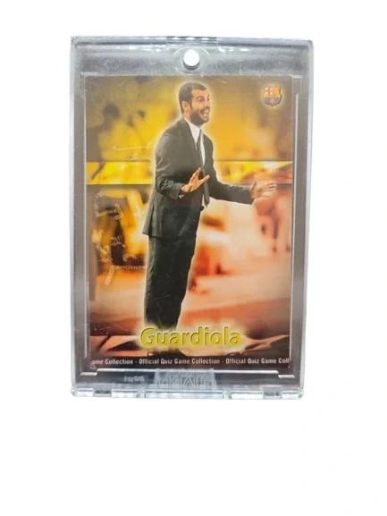 PEP GUARDIOLA 3 - FC BARCELONA-MUNDICROMO FICHAS DE LA LIGA 2009 2010 CARD