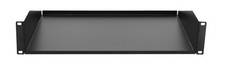 Rockville 2URSLP Pro Audio 2U Estante Espacial Estante Gabinete Bandeja Con Labios 14" De Profundidad