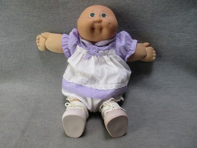 Vintage Spanish CPK Doll Green Eye Bald Dimple