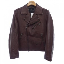 Joseph Abboud Leather Jacket M Brown Vintage B Grade Stylish Mens Outerwear