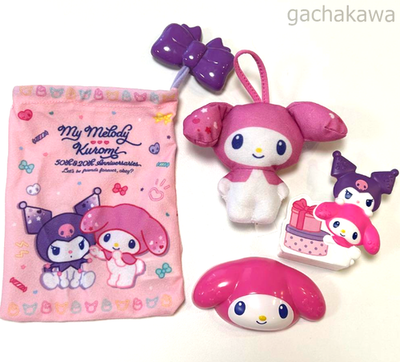 McDonald's Happy Meal Toys 2025 Sanrio My Melody Kuromi All 4