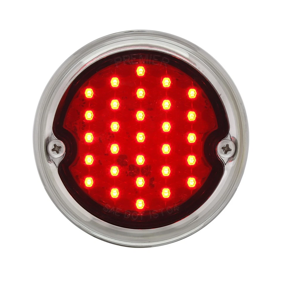 Par de luces traseras LED con carcasa negra + intermitente - camioneta Chevy GMC 1954-59 Foto 2 de 4