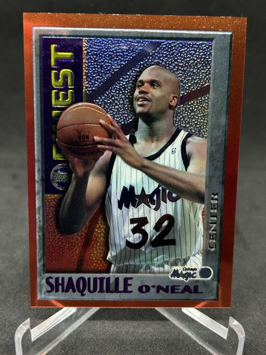 95-96 FINEST MYSTERY BOLS.REF. SHAQ 1995-96 Topps Finest Mystery