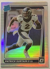 Patrick Surtain II 2021 Donruss Optic Rated SILVER PRIZM Rookie #244 (4571)