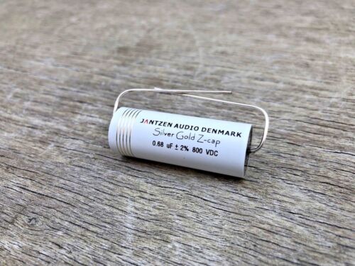 Jantzen Condensatore Z-Cap argento oro 0,68 uF 800 VDC - Foto 3 di 3
