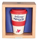 Grafik Werkstatt 60627 Coffee To Go Becher Bambus Bamboo Lieblingsmensch  online kaufen | eBay.de