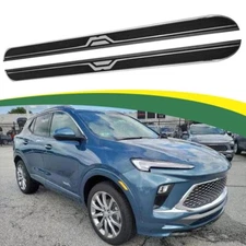 2Pcs Fits For Buick Encore GX 2024 Fixed Door Side Step Running Board Nerf Bar