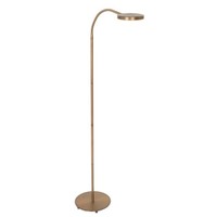 Stehleuchte Leselampe Beistellleuchte Led Flexo Wohnzimmerlampe Dimmbar Bronze