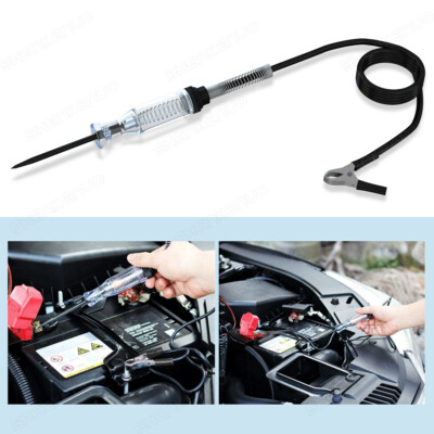 Wire Piercing DC Voltage Circuit Tester 6-24V 12V Hook Probe Tester Test Light