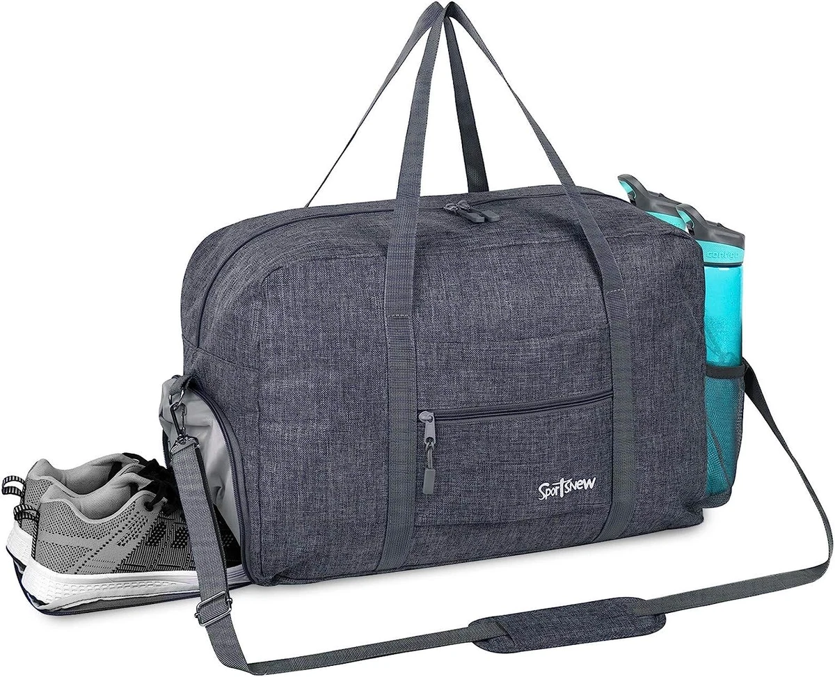 Sports Gym Bag with Wet Pocket Shoes Compartment Travel Duffel