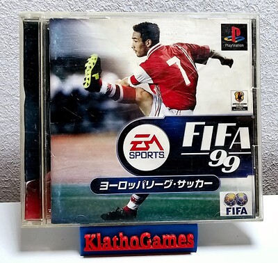 FIFA 99 Europa League Fußball  PS1 PlayStation  PS 1 Japan OVP+Anl.   B5581