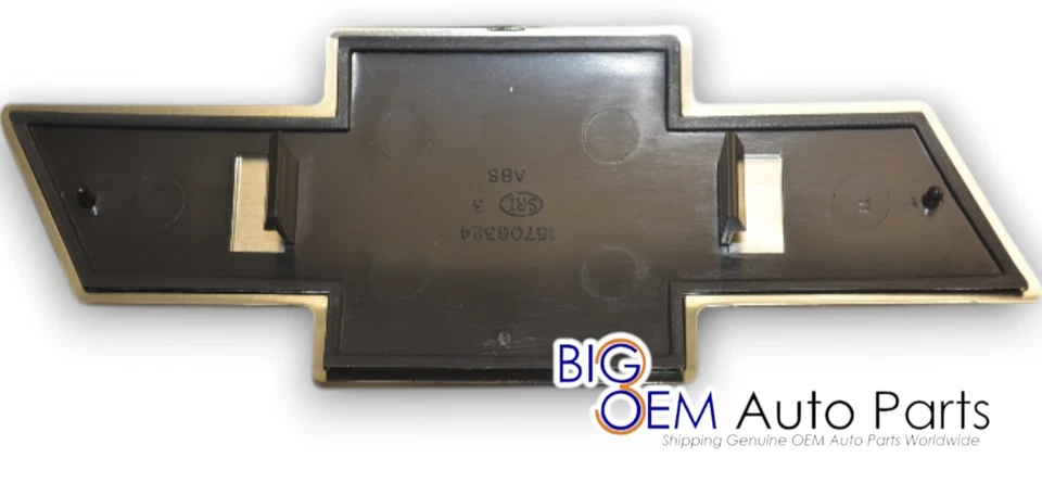 99-02 Chevrolet Silverado 01-06 Suburban Tahoe emblema de grade dianteira dourada fabricante de equipamento original - Imagem 4 de 4
