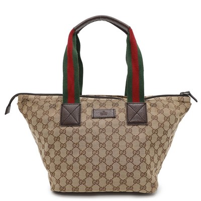 GUCCI GG Canvas Tote Bag GG Canvas Beige 131230