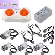 11PCS MOC Power Functions APP Remote Control Motor Set for Technic DIY Car