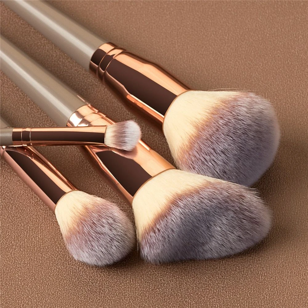 Synthetic Hair Makeup Brushes - Blending Make-up Brush Cosmetic Supplies  1set Lo