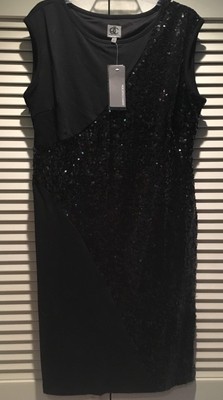 QUEEN LATIFAH $139 BLK SEQUIN Dressy Cocktail DRESS COLLECTION NEW wTags Size L | eBay QUEEN LATIFAH $139 BLK SEQUIN Dressy Cocktail DRESS COLLECTION NEW wTags Size L | eBay