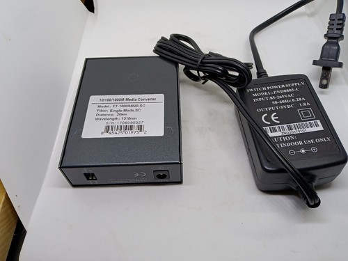 Networx Gigabit Fiber Media Converter - 1000Base-LX, SC Singlemode, 20km, 1310nm - Picture 6 of 10