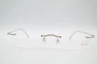 Vintage Nigura N 1067 Multicolored Rimless Glasses Eyeglass Frame NOS