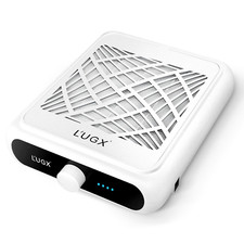 Rechargeable Nail Dust Collector with 2 Reusable Filter, Professional Nail Vacuu