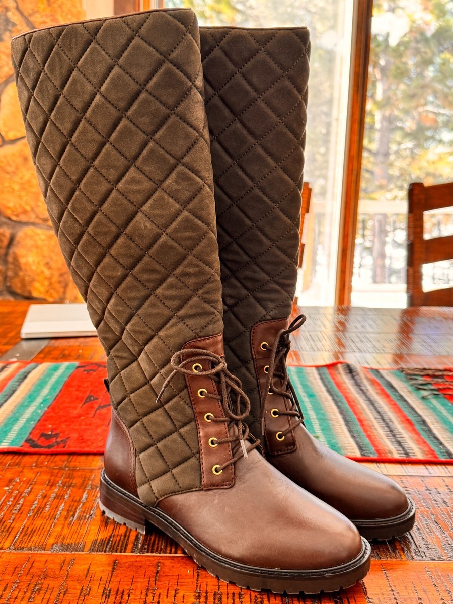 NEW Ralph Lauren Hollie II Tall Riding Boots Women's Brown