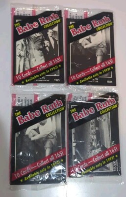 The Babe Ruth Collection by Megacards 10 Card Pack Unopened Limited ...