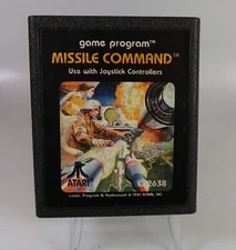 ATARI 2600: MISSILE COMMAND Cartridge - Tested & WORKS