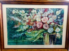 PAINTED PAINTING ON MASONITE BY ENRICO ARVATI
