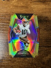 2021 Panini Select Anthony Schwartz Gold 10/10 Die Cut Premier Level Rookie #70