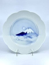 Fukagawa Seiji 27 Mt. Fuji Large Plate Arita ...