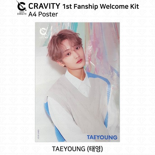 Cravity 1st Fan Club Fanship Welcome Kit Official A4 Poster KPOP K-POP - Picture 18 of 19