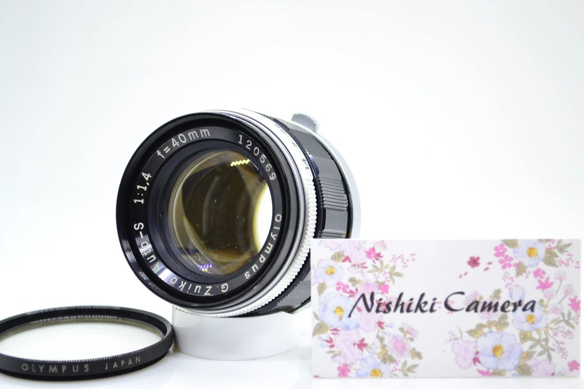 Olympus G.Zuiko Auto-S 40mm F1.4 for Pen F Overhaul　[Excellent]