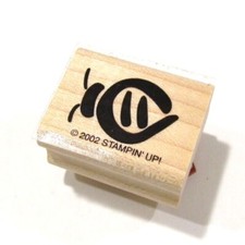 Stampin' Up Springtime Fun Insect Rubber Stamp 2002 1-1/4" x 1"
