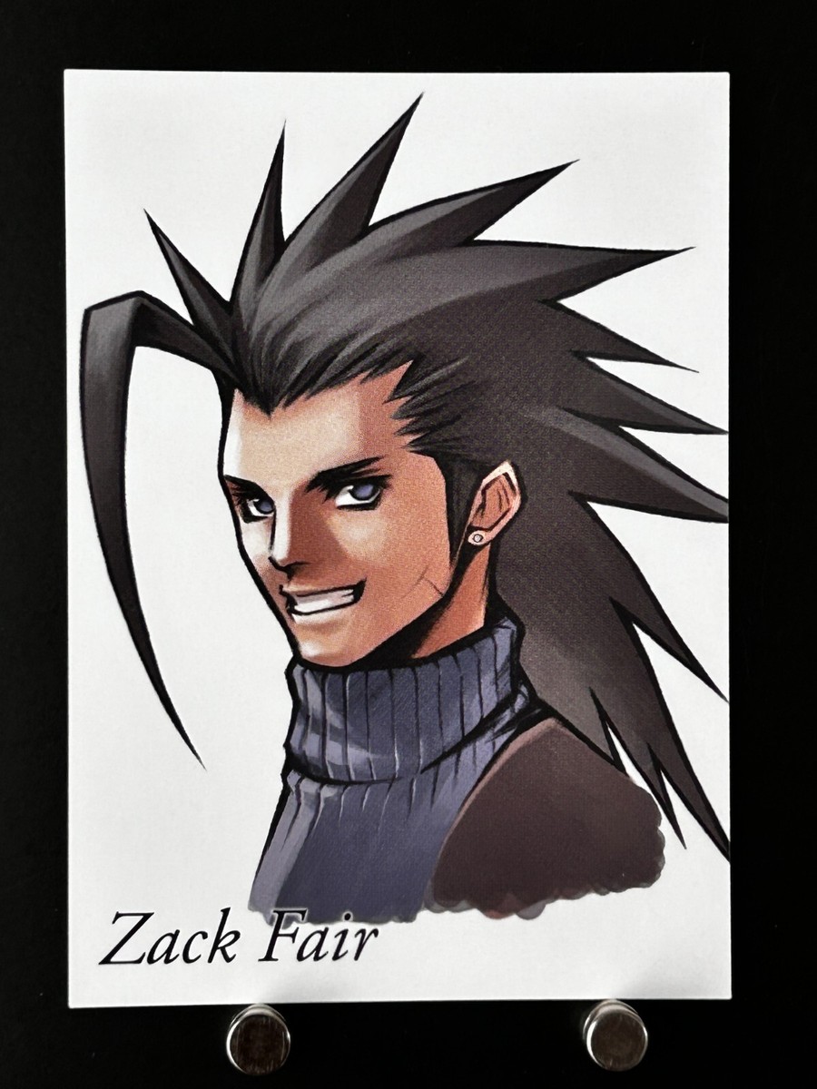 Zack Fair FINAL FANTASY VII Anniversary Art Museum Card 2