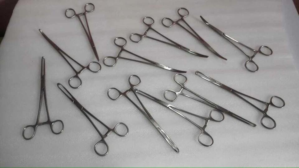 Laparoscopic Open Surgery Allies And Curved  Artery Forceps Scissors 8 Inch 12Pc - Image 2 of 4
